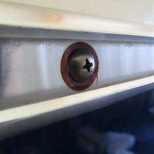 12 new fastener in place