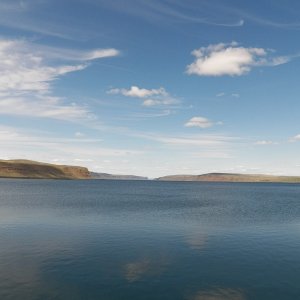 This is the coulee I was looking for - Banks Lake at Coulee City.