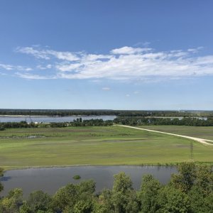 Confluence of the Mississippi and Missouri Rivers