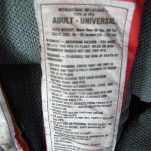 Media 'Does say class III' in album 'class III Life vests'