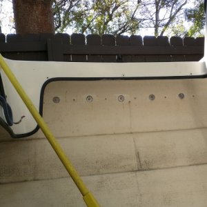 RubRail rivet replaced 1