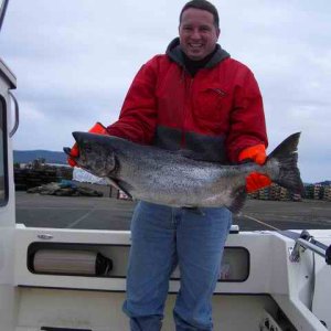 20051030 First Salmon - Tillamook Bay - Garibaldi Oregon