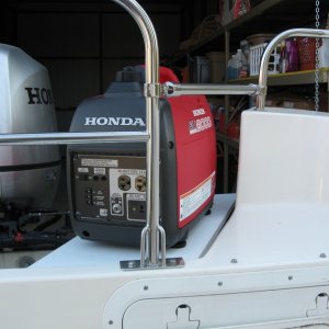 Media '3/4" starboard generator platform' in album 'Bolster, rails, Magma Catalina, generator shelf'