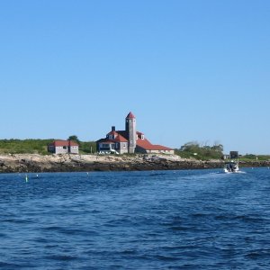 Damariscove Island harbor entrance