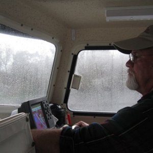 Media 'The morning we head for home...Rain, 40 degrees, 20 mph sustained winds' in album 'Launch day...1st Spec (Crappie) caught on Lake Harney'