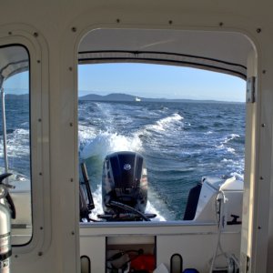Crossing a not-too-bad Bellingham Bay