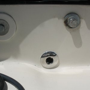 Splashwell drain, finished, inside