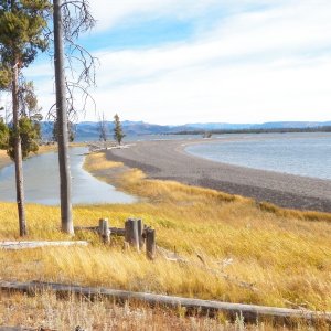 Some of the beaches had little lagoons behind them.
