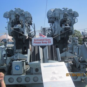 Media 'Forward Guns...' in album 'The HMCS Haida'
