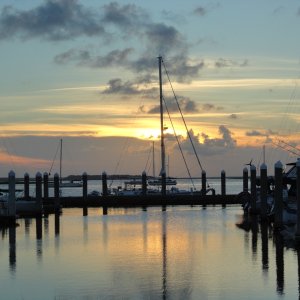 Fernandina Beach Marina sunset