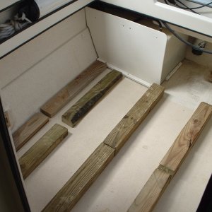 (FreighterGazer) Support Boards (pressure treated 4x4's and 2x4's)