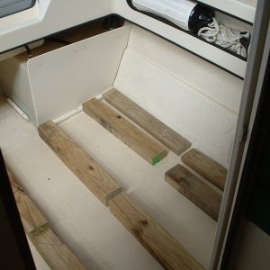 Media '(FreighterGazer) Support Boards (pressure treated 4x4's and 2x4's)' in album '(FreighterGazer) The beginning.'