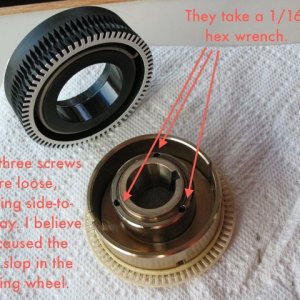 Fixing issue on Sportpilot that allows steering wheel to wobble side to side (perpendicular to steering motion of wheel).