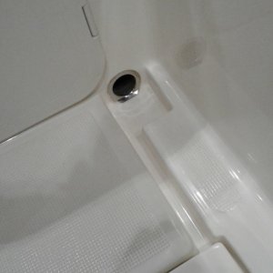 Drain Canal added to keep unwanted water out of storage/fish tank