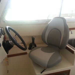 Media 'New helm seat, Attwood Centric? model.  This is the helm seat swiveled to 45 degrees' in album 'New helm seat, Attwood Centric? model.  This is the helm seat swiveled to 45 degrees'