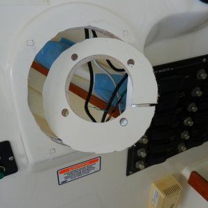 Teleflex recessed wedge installation.  Cut out was *JUST* enough
