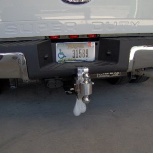 Got tired of changing draw bars for ball size ,plus torsion suspension trailers need to be level. This hitch gives eleven diff adjustments