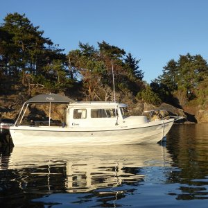 Big-C in Ewing Cove Sunday evening