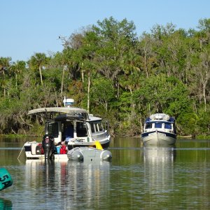 Bettie's Bateau and C otter at Silver Glen Springs
