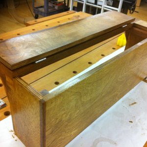Media 'Starboard Step / Box Ready for Finishing' in album 'Recarpeted Step W/ Teach Edging'