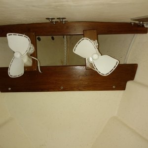 Fans in V-Berth