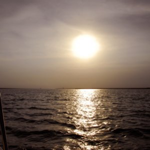 Sun through the haze