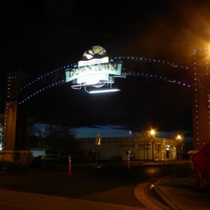 Walking up to town in Anacortes for some fish-n-chips