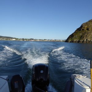 Leaving Cap Sante Marina Saturday morning just after 7