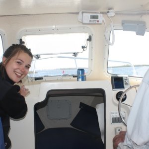 Jack & our daughter Megan - First trip out