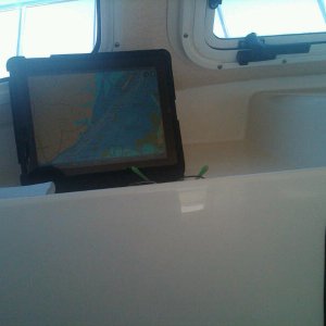 ipad with charts