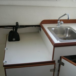 Media 'Clear counter space w/ seat removed' in album 'Helm Seat by E.Q.'