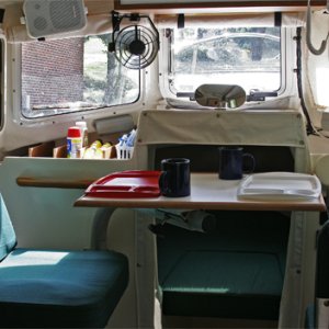 Copilot Seat in Dining Position