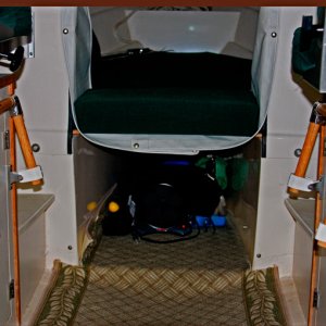 Footrest in Stowed Position