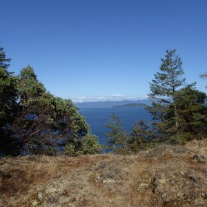 View from hill looking east towards Vendovi