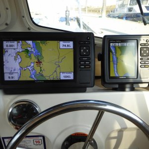 74.9 nm on this trip. 301 hours total on the Merc.