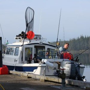 Topping the tanks for a few days on the water.