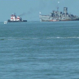 The Mohawk intering the Gulf of Mexico from Matanzas Pass-2
