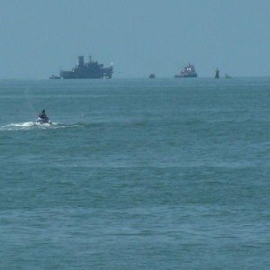 The Mohawk south of Sanibel Island heading 26.33.373 N  082.43.367 W --- 28 miles West of Red Fish Pass
