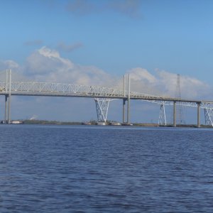 Bridge across the Sabine River at Port Arther, Tx.