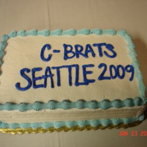 CBC January 
Cake for the Friday 
night potluck