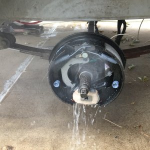 Fresh water rinse spray