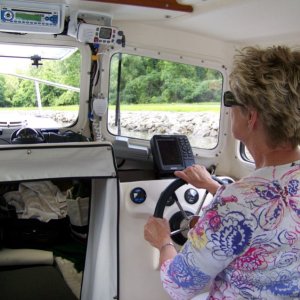 First mate at the helm (make no turns).