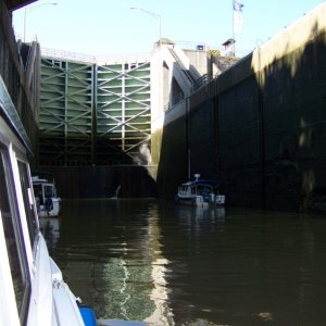 Media 'A common scene on the west half of the Erie Canal.' in album 'Didn't see Humphrey or Lauren but sightings were rumored.'