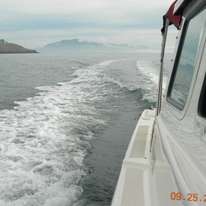 Heading west to Roche Harbor
