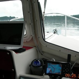 Arriving at Roche Harbor
