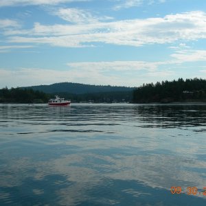 A nice American Tug 34.