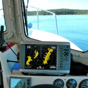 My new Garmin 4208 w/RADAR....Nice!