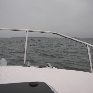 Logs Ahead! Seas climbing! Oh Boy!