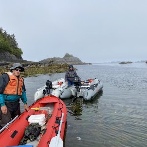 Mike & Bill on our way to dry pass