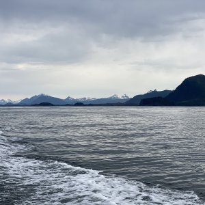 Leaving Piehle Passage through outside waters to Sitka